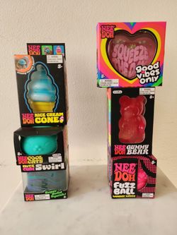 Nee Doh Sensory Squeeze Toy Bundle Set
