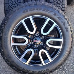 2026 NEW OEM ORIGINAL TAKEOFFS GMC SIERRA AT4 TIRES GOODYEAR ALL-TERRAIN NEW 100 % DOT 4825 $ 1599