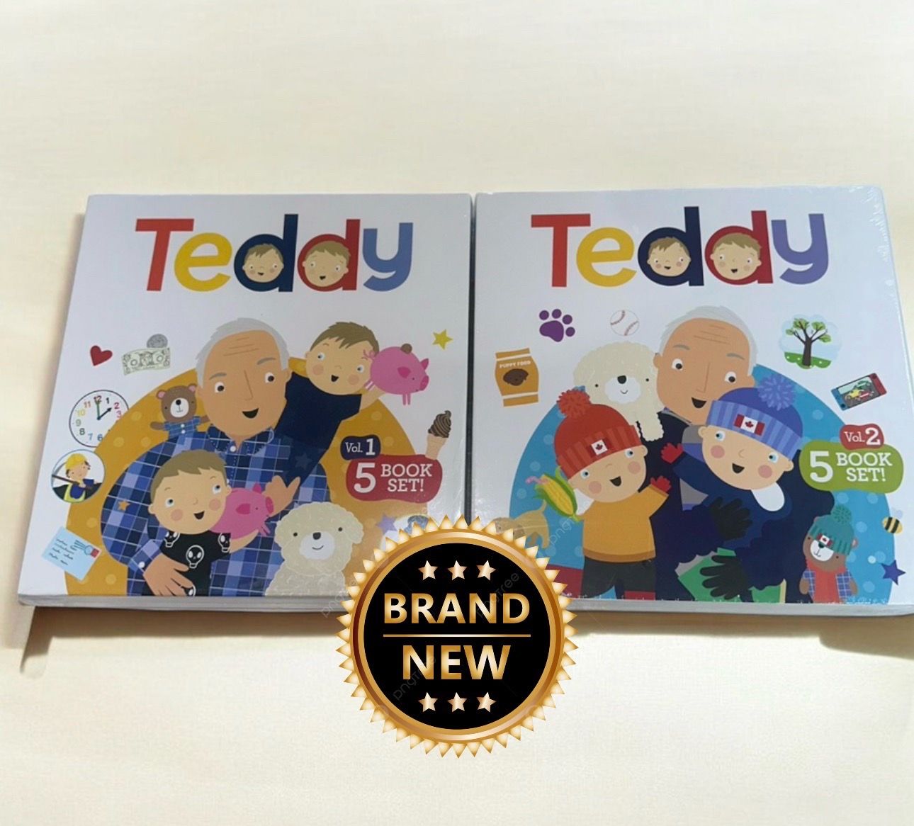 A page from one of the books in Ryan cohen New Teddy Vol. 1 5-Book Illustrated Box Set Picture Books Ryan Cohen main image 1