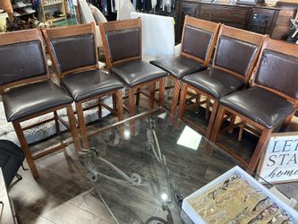 Set Of 6 Barstools 