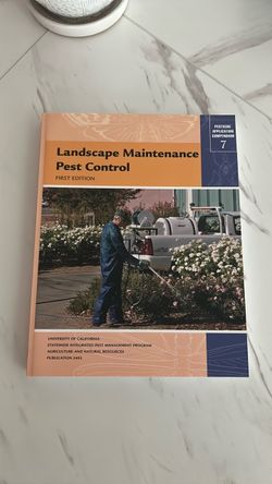 Landscape Maintenance Pest Control First Edition Book