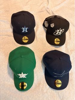 Houston Astros fitted hats (7 1/8 )