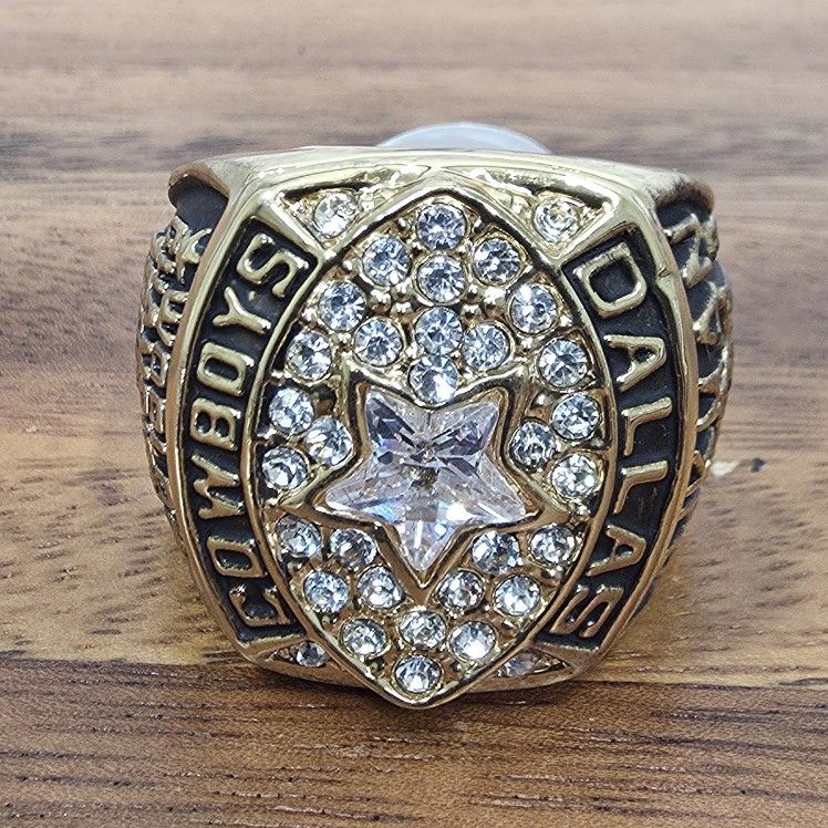 Dallas Cowboys 1992 Championship Ring Fan Edition Size 14 Aikman