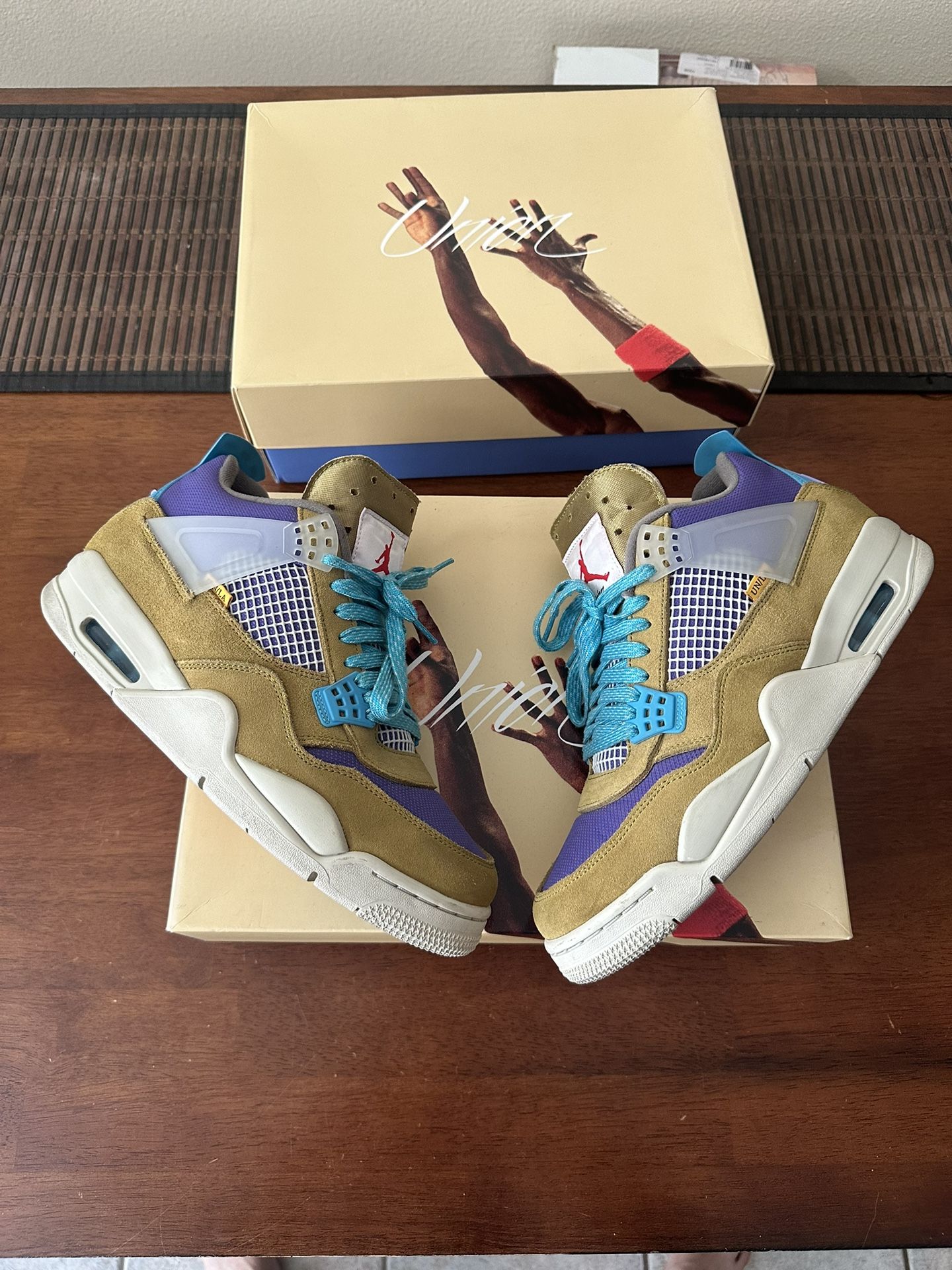 Union Jordan 4 Desert Moss