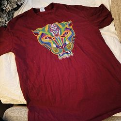Authentic Mexican Indigenous Art Inspired Embroidered Jaguar Tee 🇲🇽