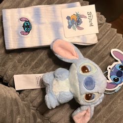 Stitch Socks And 5” Plush Clip-on