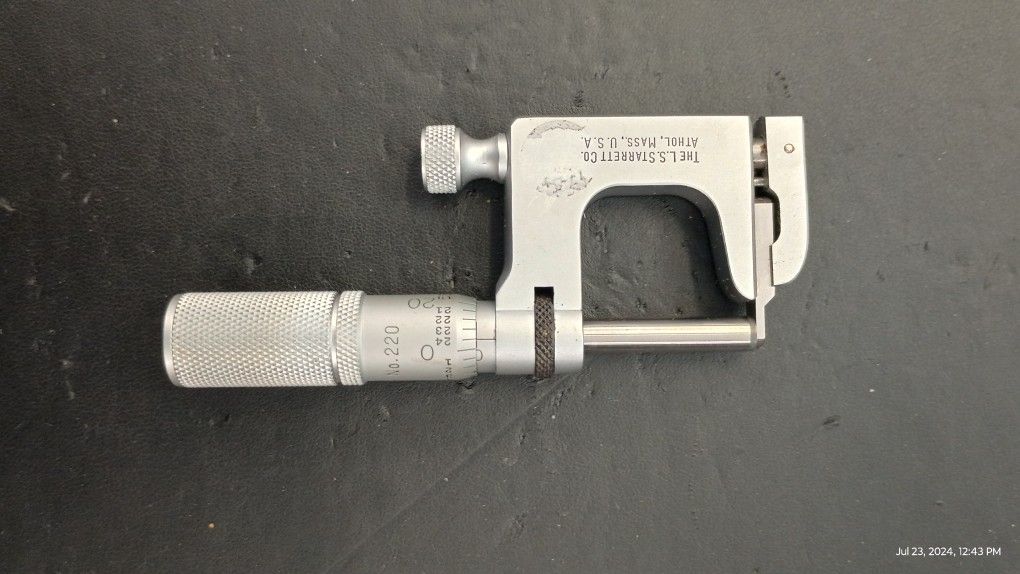 Micrometer. Inventory # 7043. R.G.