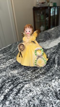 Vintage Josef Originals "Birthday Girls" Angel Age 8 Figurine