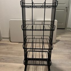Shelf Black Wine Rack