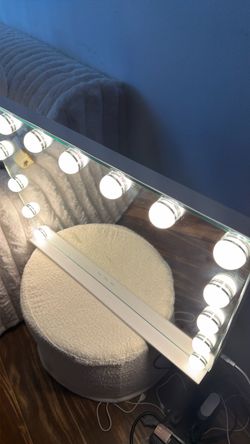 Vanity mirror with lamps touch screen  $35