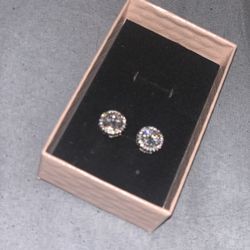 Moissanite 1ct Earrings 
