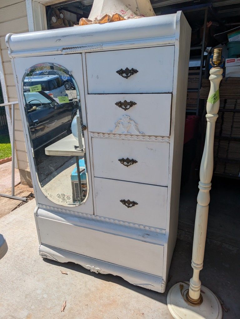 Antique Wardrobe w/ Cedar Closet
