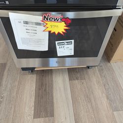 New Open Box GE 30 In  Smart Single Electric Wall Oven W/ Self Cleaning Comes With 1 Year Warranty. Fast Delivery.