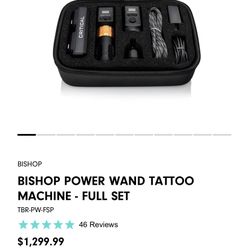 BISHOP POWER WAND TATTOO MACHINE - PACKER - FULL SET