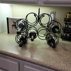 Black Wine Rack