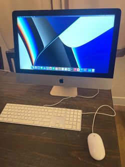 2017 Apple iMac 21.5-inch 4K Retina display 8gb Ram 256gb Ssd  Ventura macOS. Apple Wired Keyboards And Mouse.  Works Great