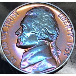 1963 Toned Proof Nickel