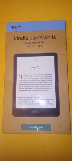 Amazon Kindle - Signature Edition - 12th Gen - 32gb - Metallic Jade