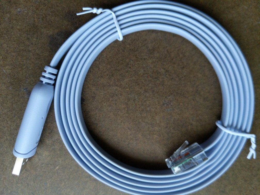 Cisco Switch And Router Used USB To Ethernet Serial Cable