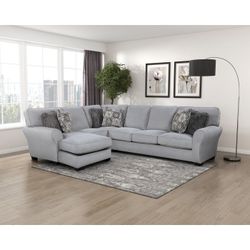 Sectional Reversible New With Pillows Tax Sale 