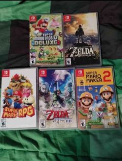 Nintendo switch games, $45 each