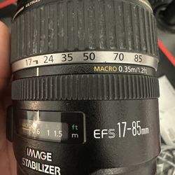Canon EF-S 17-85mm f/4-5.6 Image Stabilized USM SLR Lens for EOS Digital SLR's 