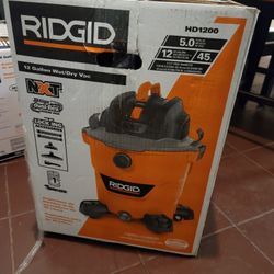 Ridgid Vaccum 12 Galones Caja Abierta 