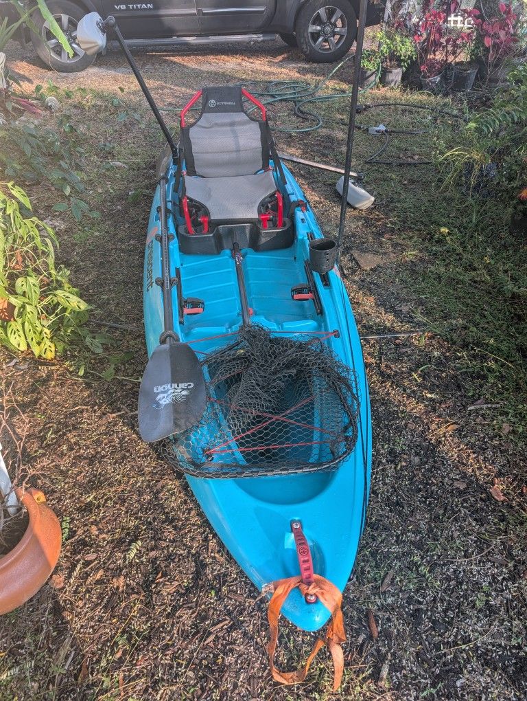 Crescent Tackle Lite Fishing Kayak + Extras