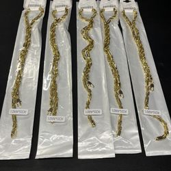 20 Inch 5mm Milano 14kt Gf Chain 