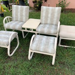 Palm Casual Pvc Patio Set 