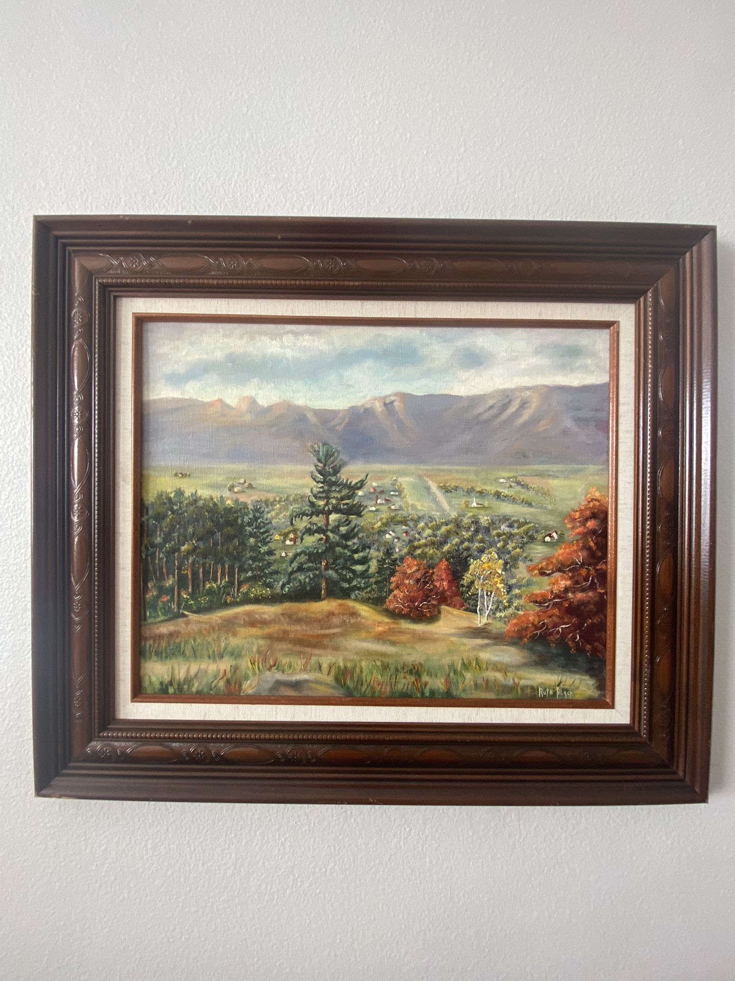 Painting Oil On Bord