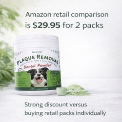 Natural Dog Dental Daily Cleaning | Plastic Sealed