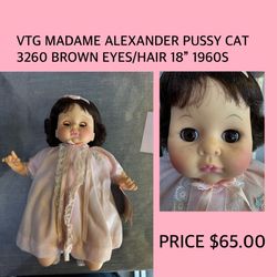 LOT OF 7 VINTAGE DOLLS FOR SALE  MESSAGE ME FOR WHICH YOU WOULD LIKE TO BUY THANKS!!!!