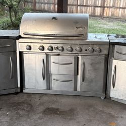 6 Burner Permasteel Gas Grill 