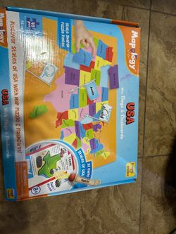 Foam United States puzzle map