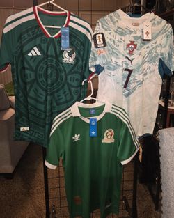 Adidas Puma Mens Mexico Portugal Jerseys Size Large XL 2xl No Trade
