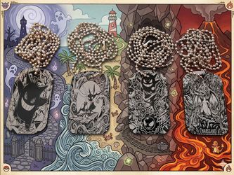 Custom Engraved Pokémon Dog Tags