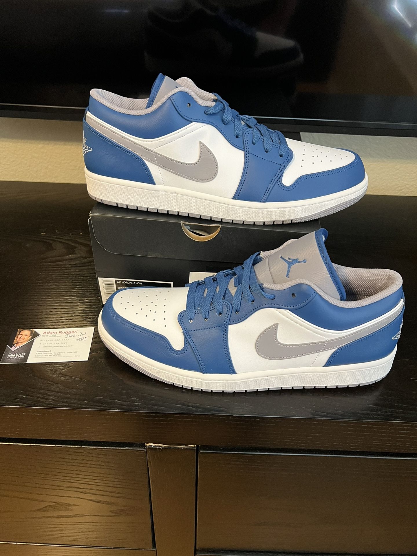 Jordan 1 Low True Blue Size 12 DS