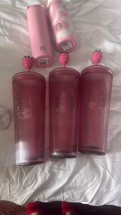 Starbucks pink tumbler