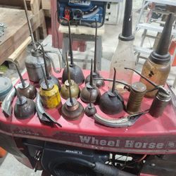 Vinage Oil Can and Bottle Collection