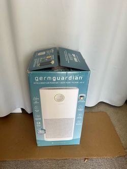 GermGuardian 6-in-1 HEPA Air Purifier for Large Rooms – Air Quality Monitor