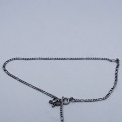 925 Sterling Silver Ankle Bracelet Size 9 /10