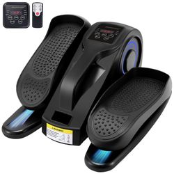 Under Desk Elliptical Machine, Adjustable Speeds Elliptical Trainer with Remote