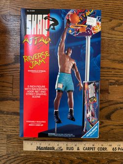 Vintage Shaquille O'Neal 1993 Kenner Shaq Attack Reverse Jam NIB