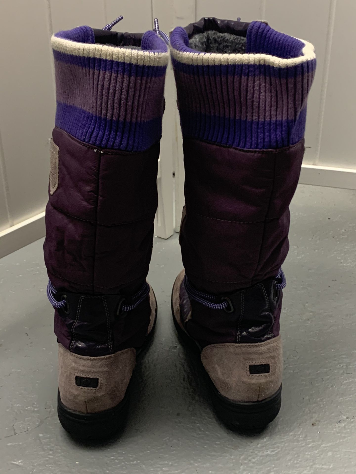 Aldo Sz 6.5 Us Purple Fashion Snowboots