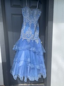 Prom Blue Dress
