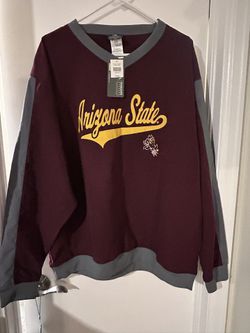 NWT Knights Apparel ASU Arizona State Sun Devils Windbreaker Jacket Large