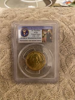 George Washington First Day Of Issue Dollar coin