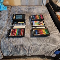 Art Supplies - Two Cases Worth