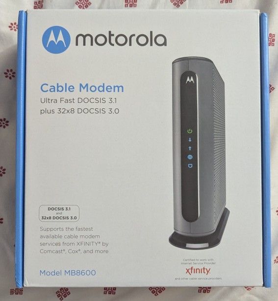 Motorola M8600 DOCSIS 3.1 Cable Modem Xfinity 